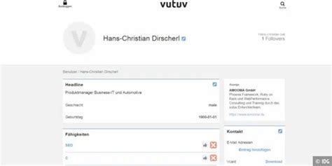 vutuv|Vutuv: Neues Karriere